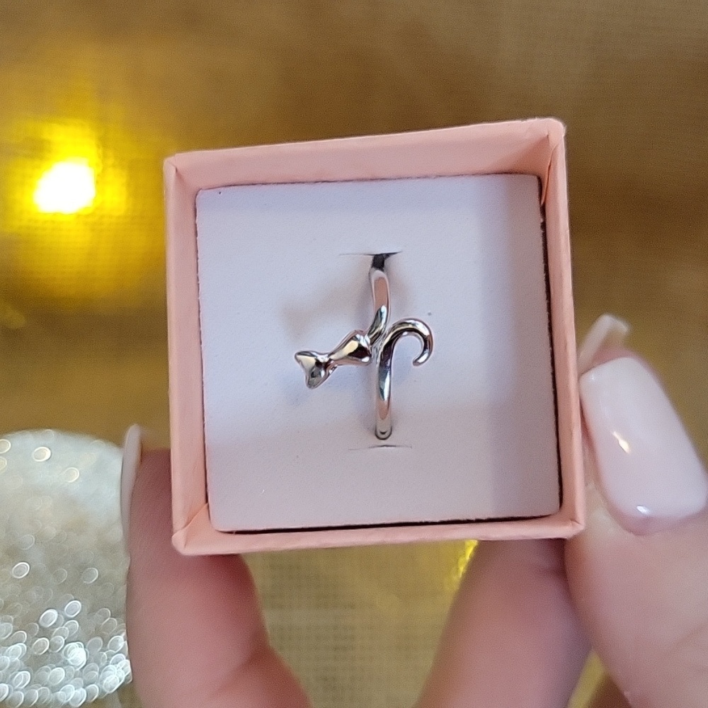 ADJUSTABLE CAT RING - Picture 3 of 7